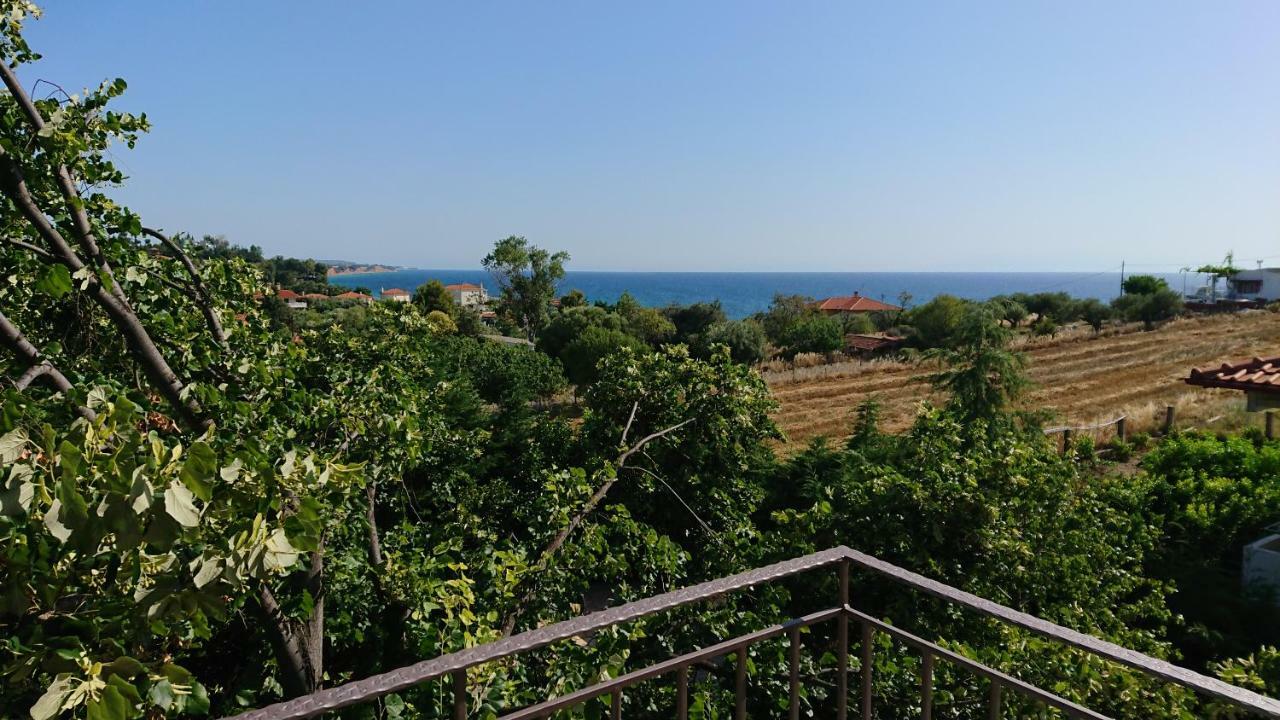 Stone House With Seaview Apartment เนอาโปติไดอา ภายนอก รูปภาพ